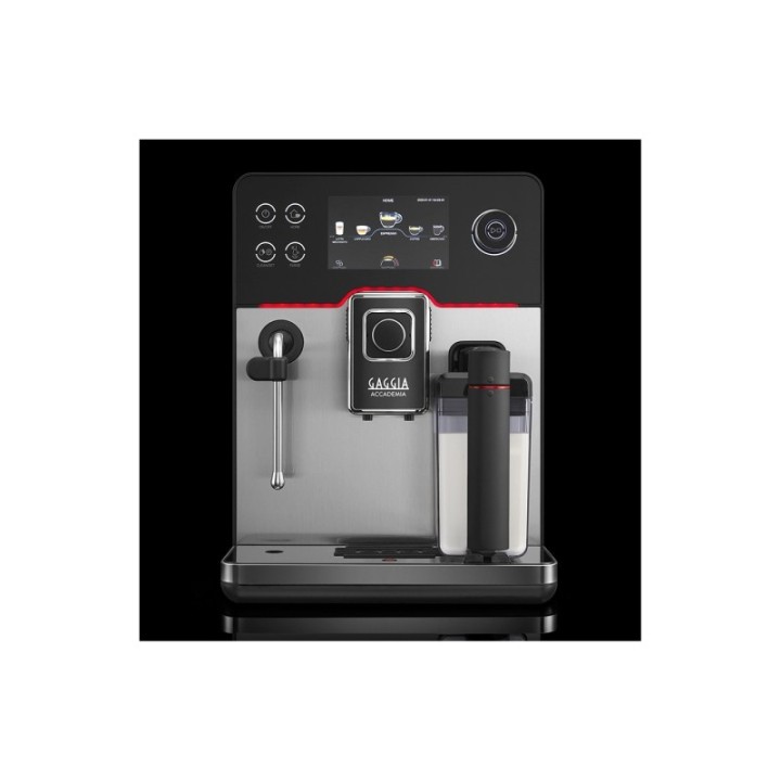 Gaggia Accademia Stål Espressomaskine Inkl. Mælkekande & 3x400g Rigtig Kaffe