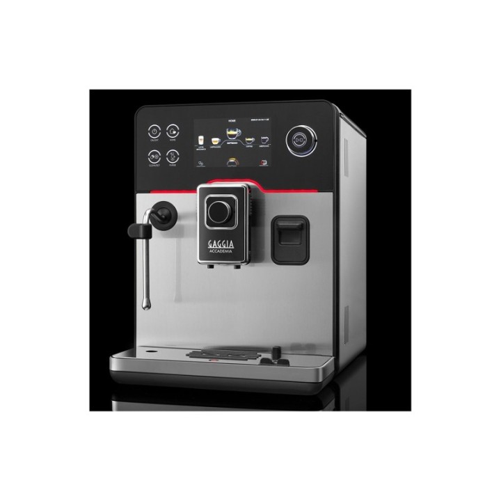 Gaggia Accademia Stål Espressomaskine Inkl. Mælkekande & 3x400g Rigtig Kaffe