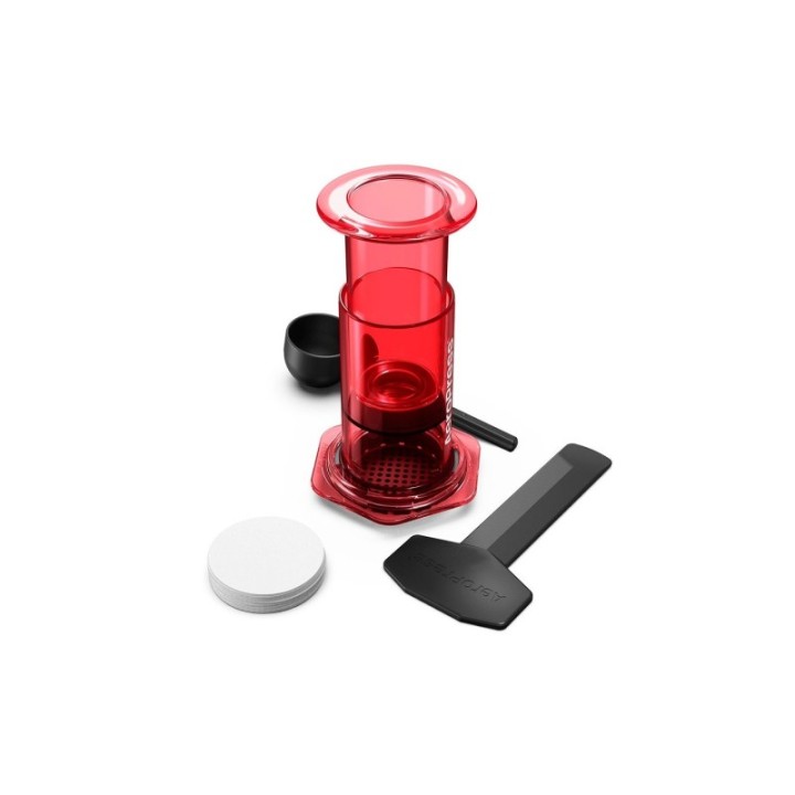 AeroPress Clear Rød Rejsebrygger