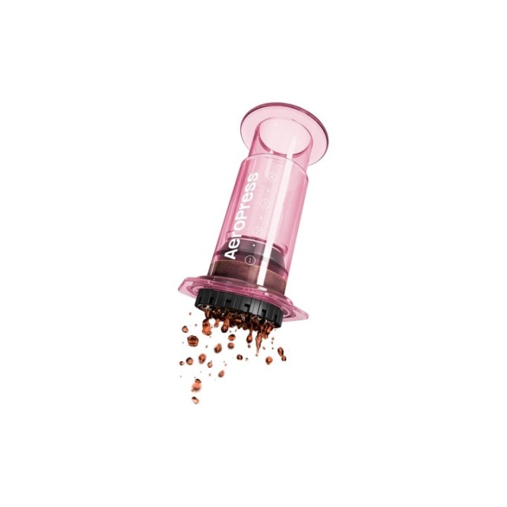 AeroPress Clear Pink Rejsebrygger