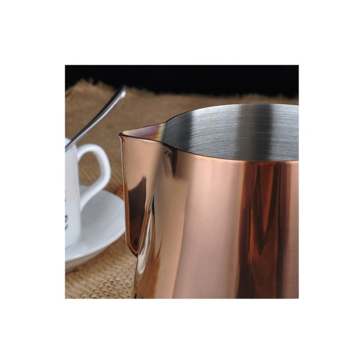 Barista Space Rosa Guld Mælkekande 0,35L
