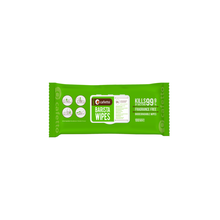 Cafetto Barista Wipes 100 stk