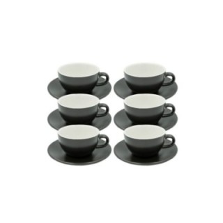 Club House Tulipano Cappuccino m. Underkop Mat Sort 26 cl 6 Stk