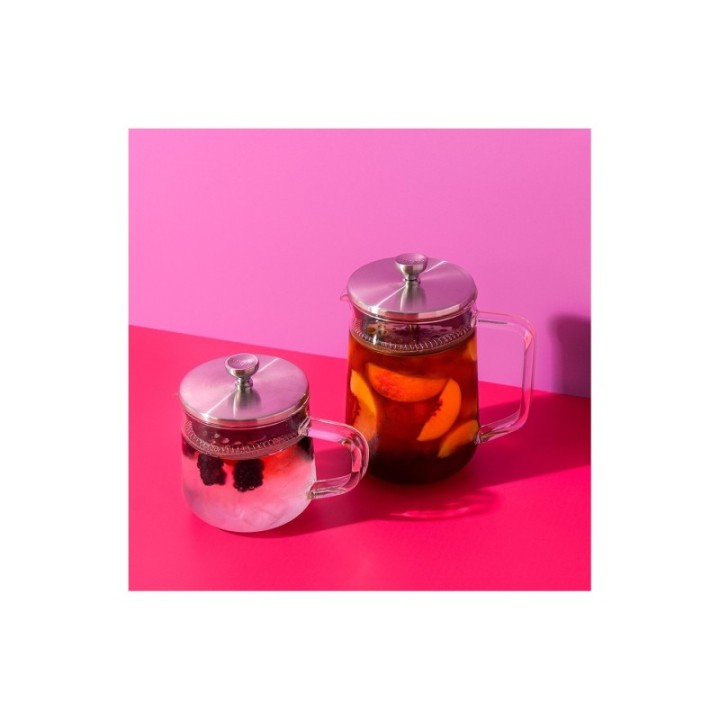 La Cafetière 2 Kop. Tebrygger Stål/Glas