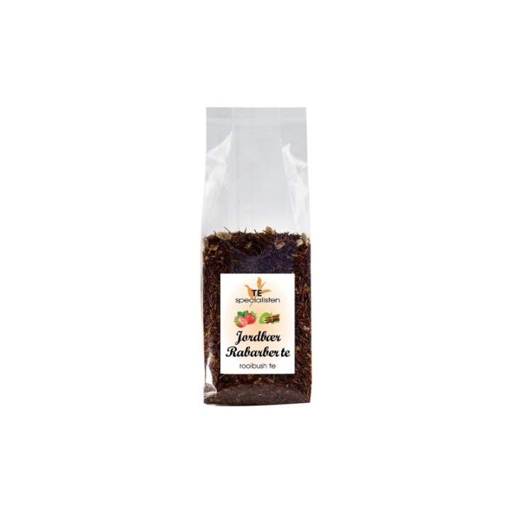 Rooibos Rabarber & Jordbær Te 100g