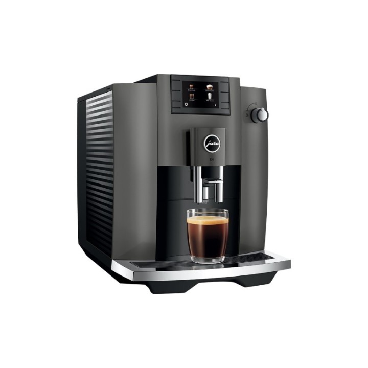 Jura E6 (EC) Dark Inox Espressomaskine Inkl. Pleje & 3kg Kaffe