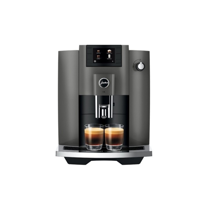 Jura E6 (EC) Dark Inox Espressomaskine Inkl. Pleje & 3kg Kaffe