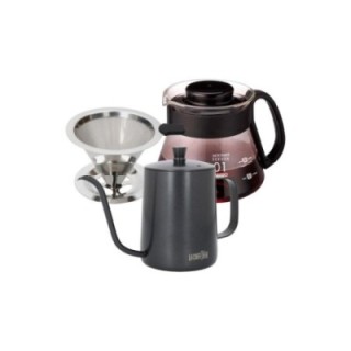 La Cafetière Filterbryg Sæt Inkl. Gooseneck Kedel, Dripper 1 Kop & V60 Server