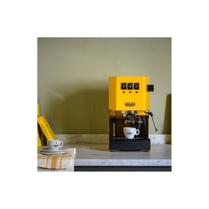 Gaggia Classic E24 Sunshine Yellow Espressomaskine