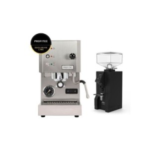 Profitec GO Brushed - Exclusive Line Inkl. Eureka Turbo Sort kværn