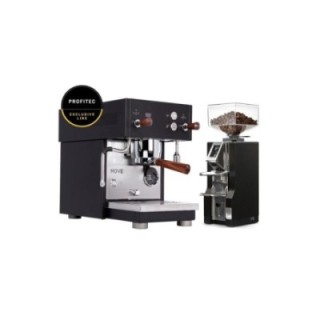 Profitec MOVE - Exclusive Line Inkl. Eureka Chrome/Mat Sort kværn