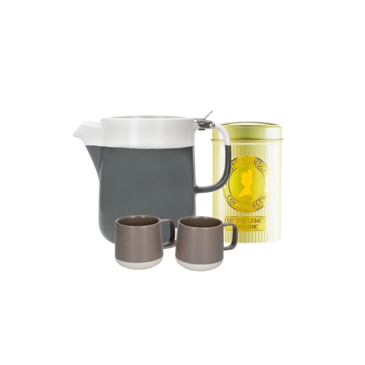 La Cafetière 4 Kop. Tebrygger Inkl. Krus & Østerlandsk Ginger & Lemon