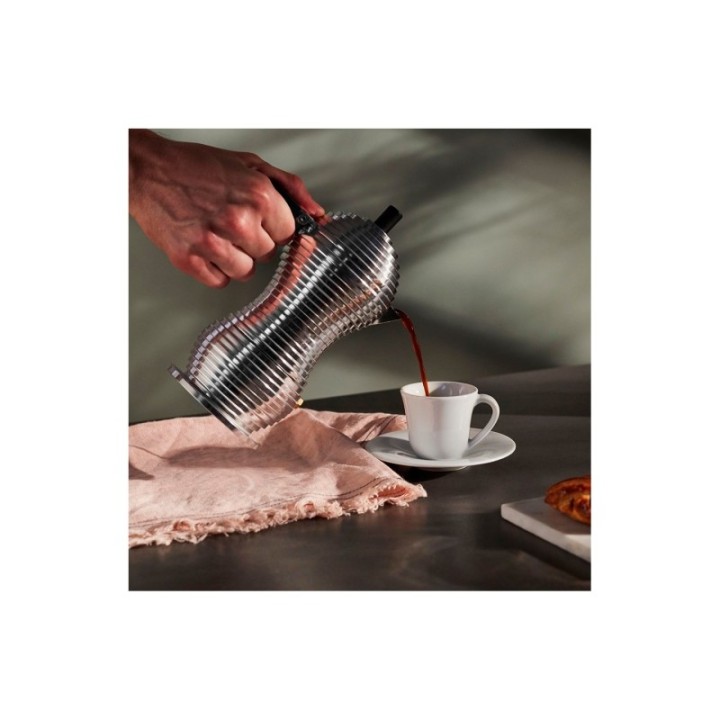 Alessi Pulcina Induktion 6 Kop. Espressokande Sort