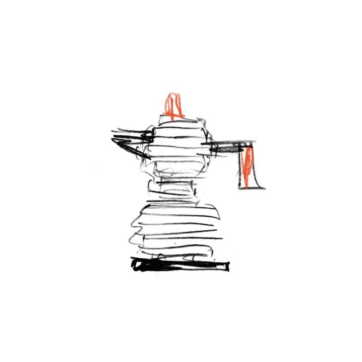 Alessi Pulcina Induktion 6 Kop. Espressokande Sort