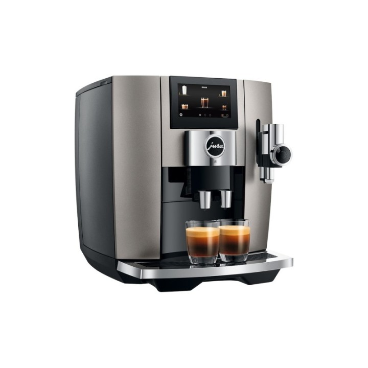 Jura J8 (EA) Inkl. Plejepakke, Mælkebeholder, Filter & 3 kg kaffe