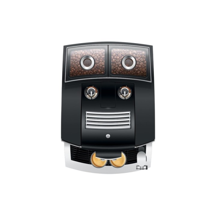 Jura J8 Twin (EA) Diamond Black Espressomaskine Inkl. Mælkebeholder, Pleje & Rigtig Kaffe