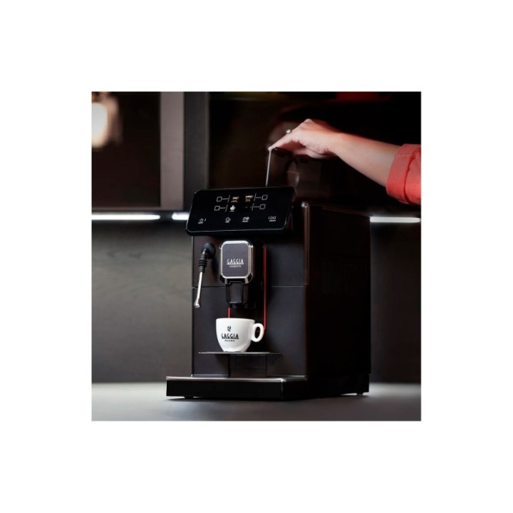 Gaggia Magenta Plus Inkl. Mælkekande og 6x400g Rigtig Kaffe Brun Serie