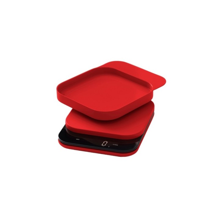 Rosti Mensura Kaffevægt/Køkkenvægt Rød