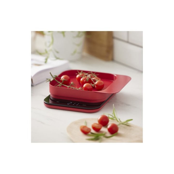 Rosti Mensura Kaffevægt/Køkkenvægt Rød