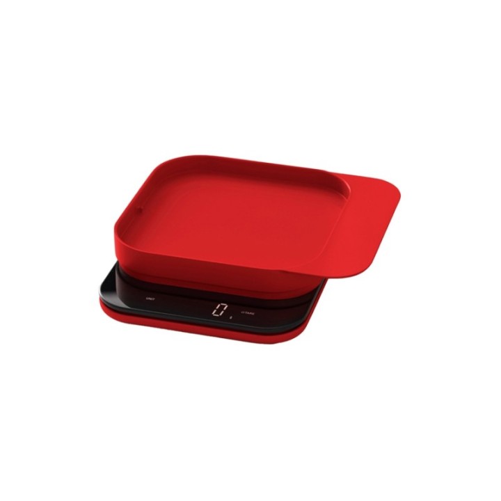 Rosti Mensura Kaffevægt/Køkkenvægt Rød