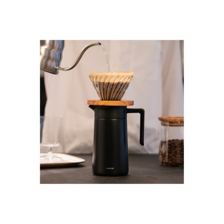 Hario termokande 600 ml Sort