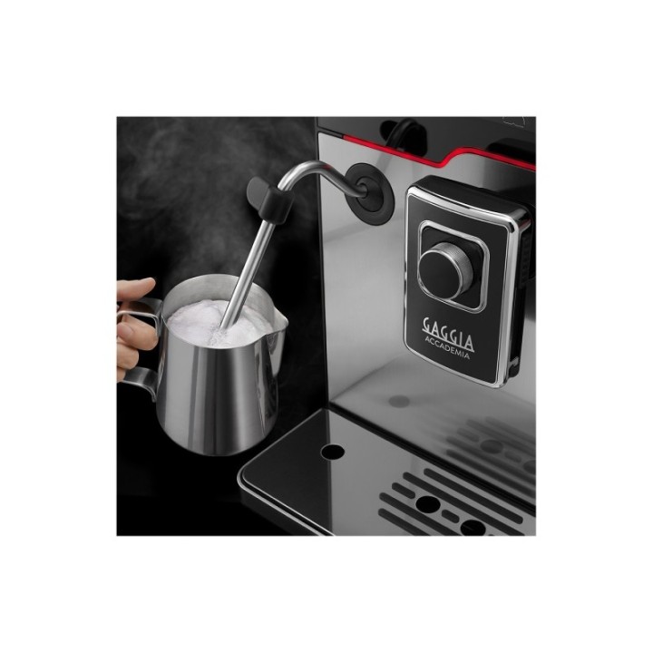 Gaggia Accademia Stål Inkl. Mælkekande 0,5L & 6kg Crema Intenso