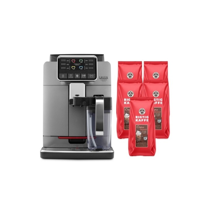 Gaggia Cadorna Prestige Inkl. 5kg Rigtig Kaffe Crema Intenso