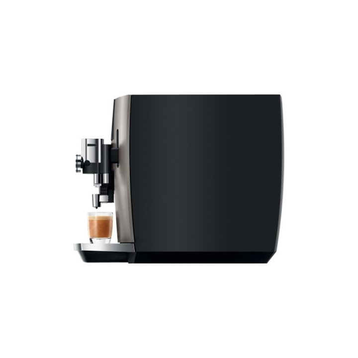 Jura J8 (EA) Midnight Silver Espressomaskine Inkl. Startpakke DK sprog, Mælkebeholder, 3kg Rigtig Kaffe & Pleje