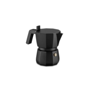 Alessi Moka 3 Kop. Espressokande Sort