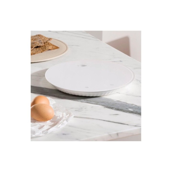 Alessi Plissé Kaffevægt/Køkkenvægt Hvid