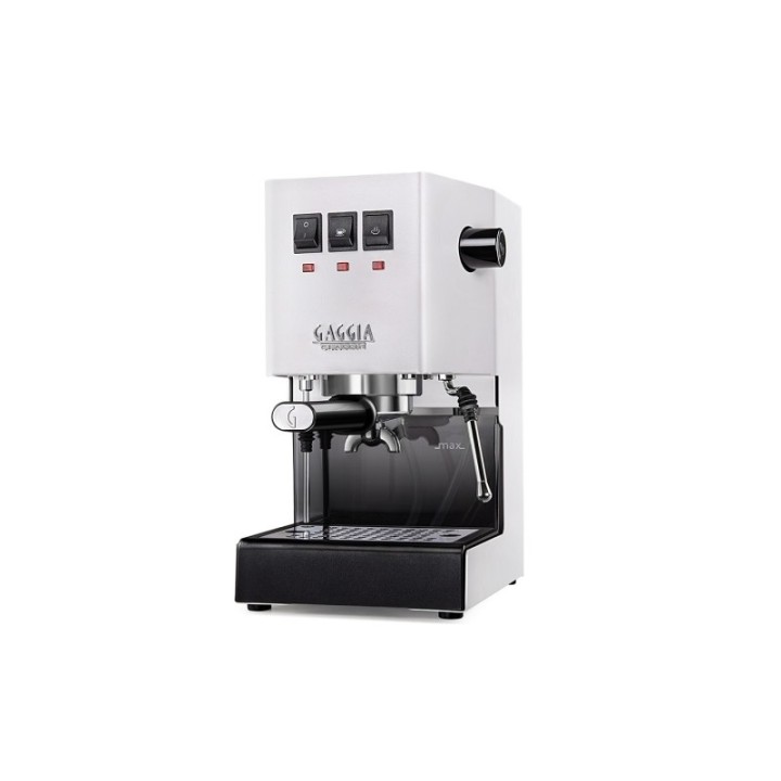 Gaggia Classic E24 Hvid Espressomaskine Inkl. Baristaudstyr