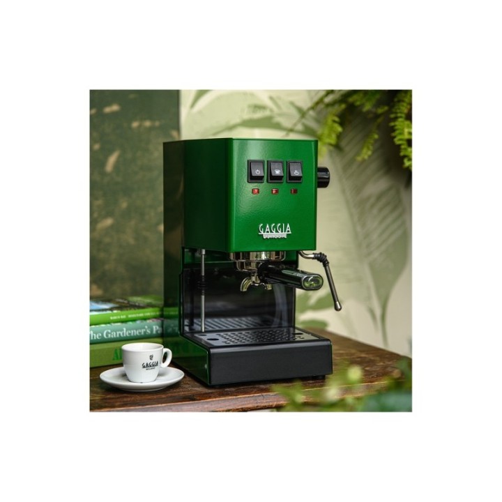 Gaggia Classic E24 Jungle Green Espressomaskine Inkl Baristaudstyr