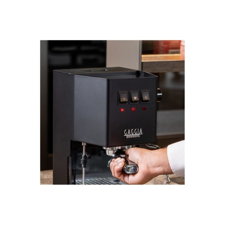 Gaggia Classic E24 Sort Espressomaskine Inkl. Baristaudstyr