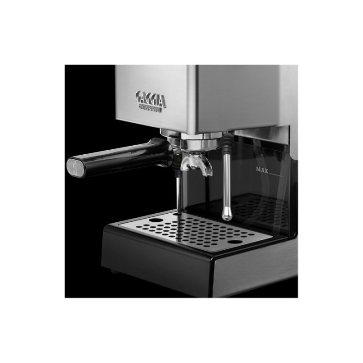 Gaggia Classic E24 Stål Espressomaskine Inkl. Eureka Mignon Perfetto & Baristaudstyr