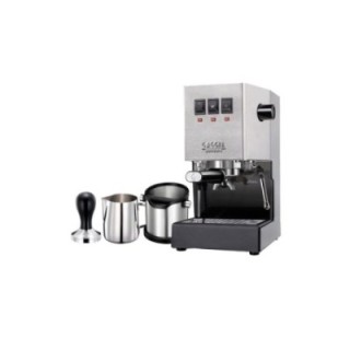 Gaggia Classic E24 Stål Espressomaskine Inkl. Baristaudstyr