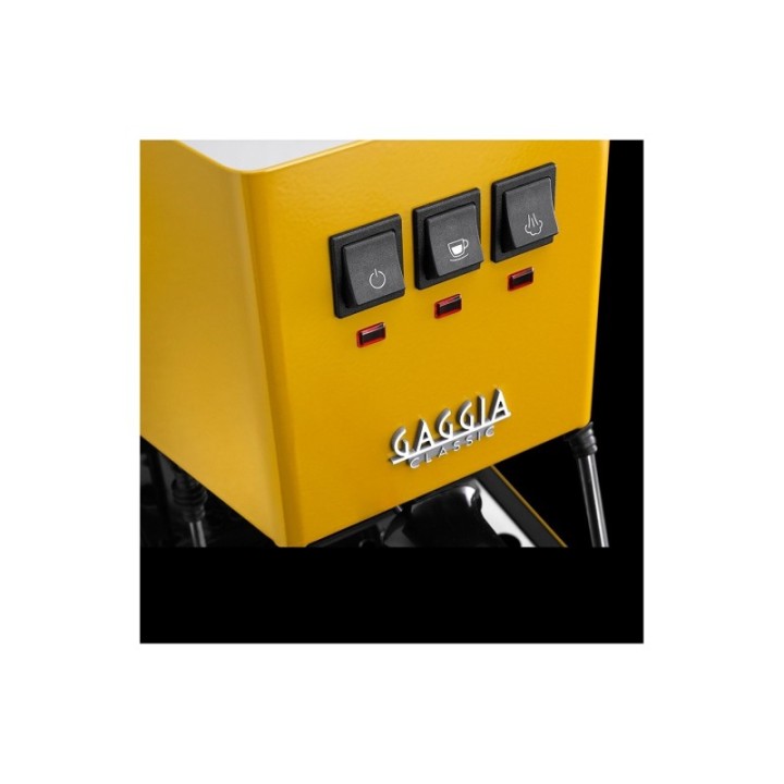 Gaggia Classic E24 Sunshine Yellow Espressomaskine Inkl. Eureka Mignon Perfetto & Baristaudstyr