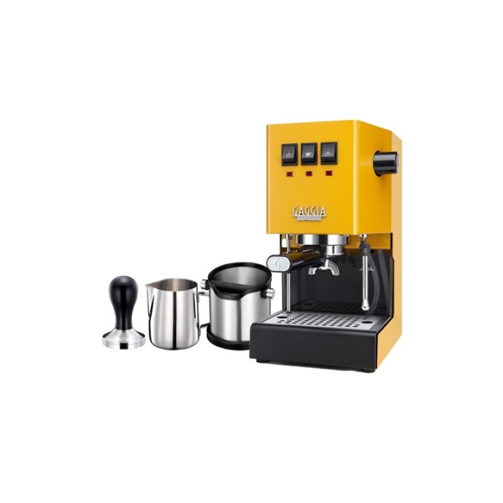 Gaggia Classic E24 Sunshine Yellow Espressomaskine Inkl. Baristaudstyr