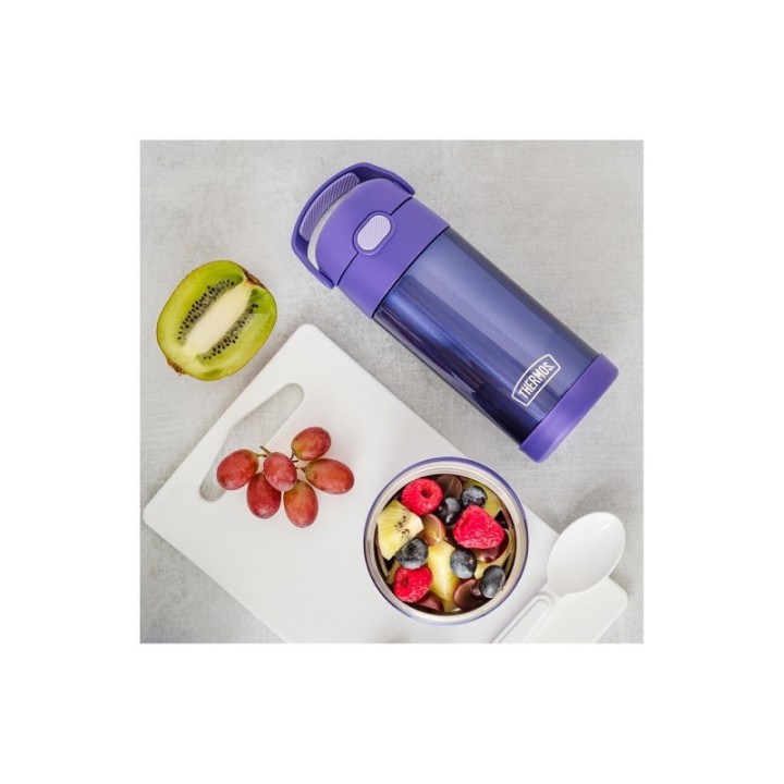 Thermos  Funtainer Drikkeflaske m. Sugerør 355 ml Violet