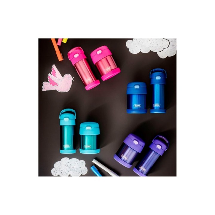 Thermos  Funtainer Drikkeflaske m. Sugerør 355 ml Violet