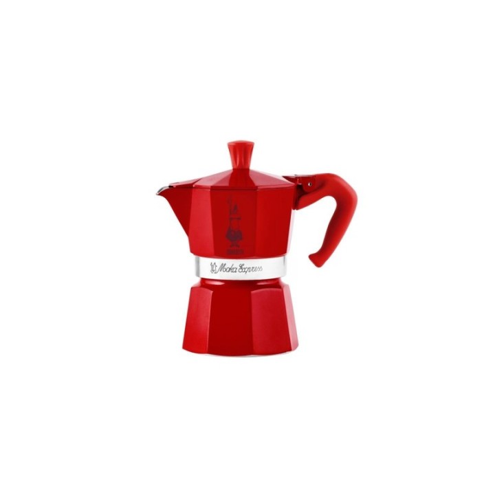 Bialetti Moka Express Espressokande 3 Kop. Rød – Winter Wonderland