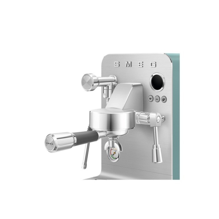 Smeg EMC02EGMEU Minipro Semiautomatisk Espressomaskine Emerald Green