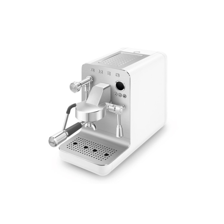 Smeg EMC02WHMEU Minipro Semiautomatisk Espressomaskine Hvid
