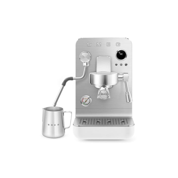 Smeg EMC02WHMEU Minipro Semiautomatisk Espressomaskine Hvid
