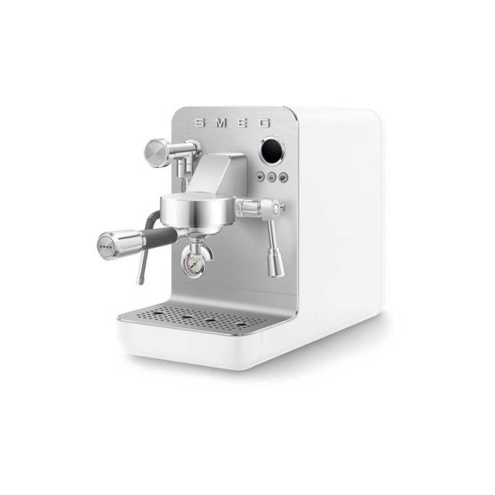 Smeg EMC02WHMEU Minipro Semiautomatisk Espressomaskine Hvid