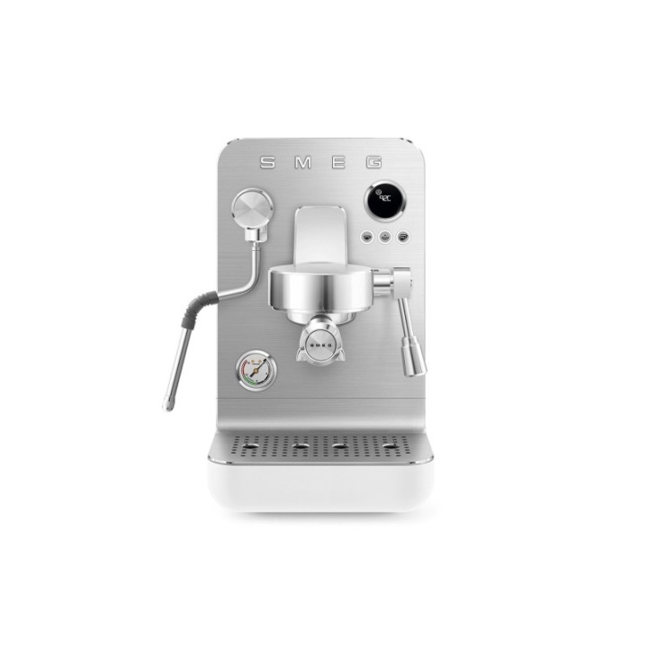 Smeg EMC02WHMEU Minipro Semiautomatisk Espressomaskine Hvid