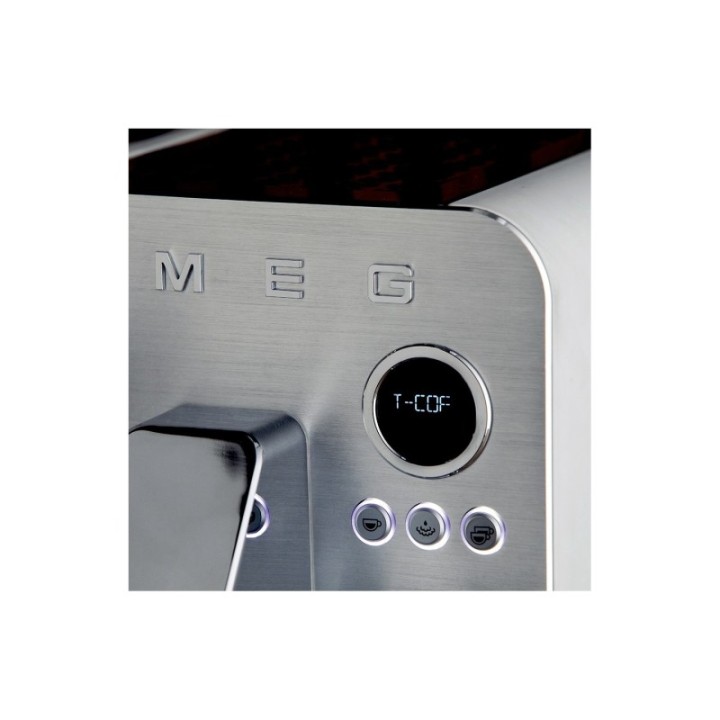 Smeg EMC02WHMEU Minipro Semiautomatisk Espressomaskine Hvid