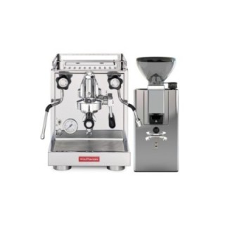 La Pavoni New Cellini Classic LPSCCS01EU Inkl. New Kube Chrome Espressokværn