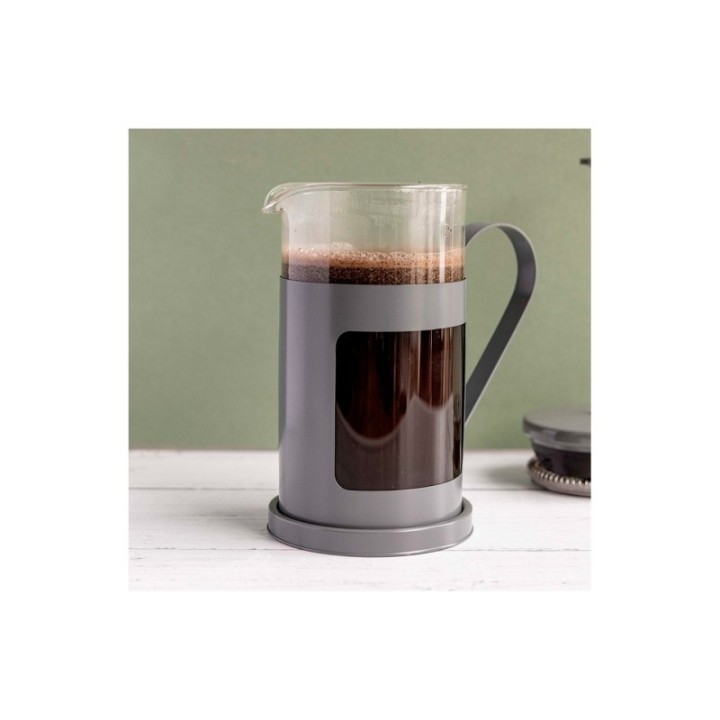 La Cafetière Monaco 8 Kop. Stempelkande Grå