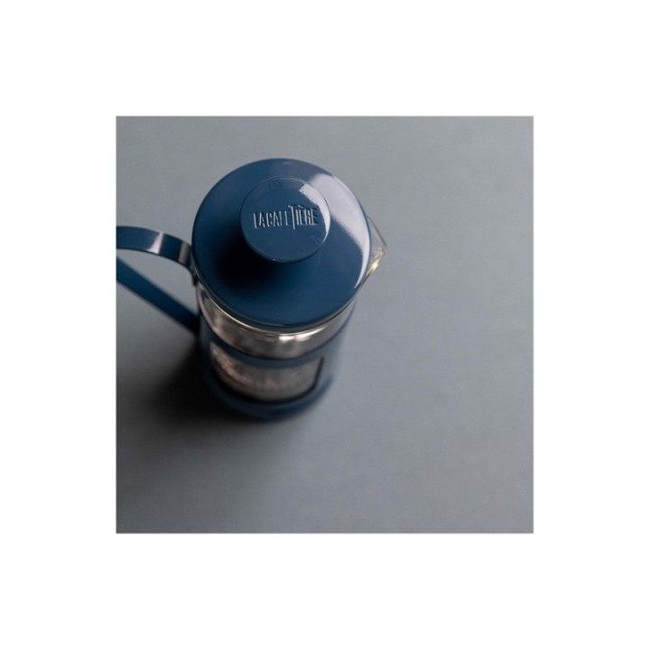 La Cafetière Monaco 3 Kop. Stempelkande Marineblå