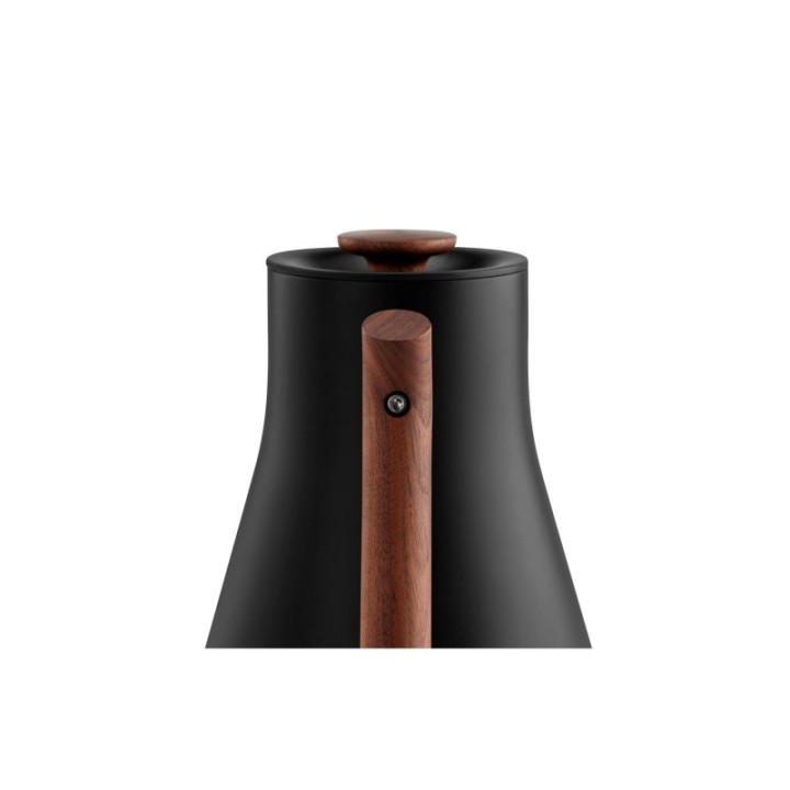 Fellow Corvo EKG Elkedel 0,9 L Mat Sort med Træhåndtag i Valnød